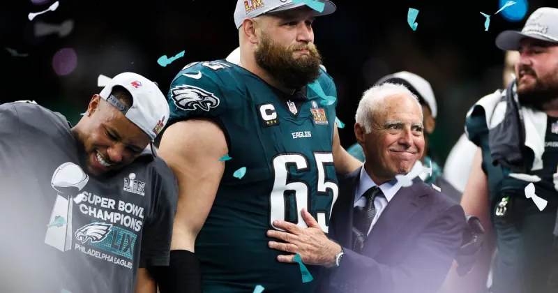 Lane Johnson, 2-time Eagles Super Bowl champion, retires after 14 seasons: "Philadelphia will always be home"
