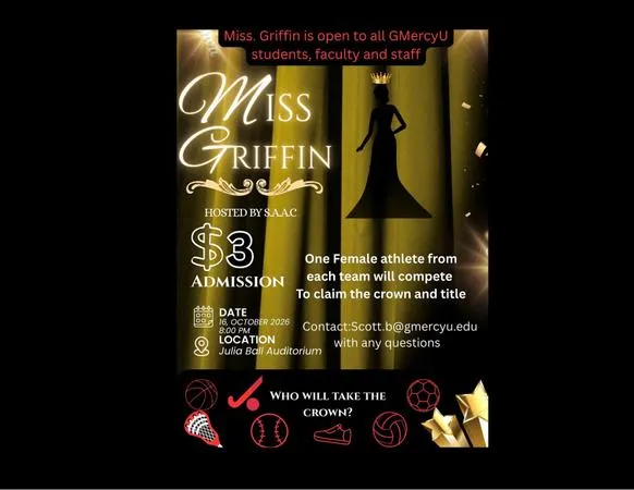 Gwynedd Mercy University SAAC to Host Inaugural Miss Griffin Contest