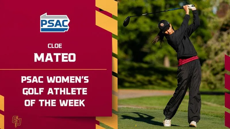 Mateo Named PSAC Women's Golf Athlete of the Week