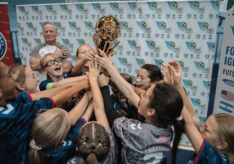 10-year-old Plum girl leads U.S. to gold in an international futsal tournament in Brazil
