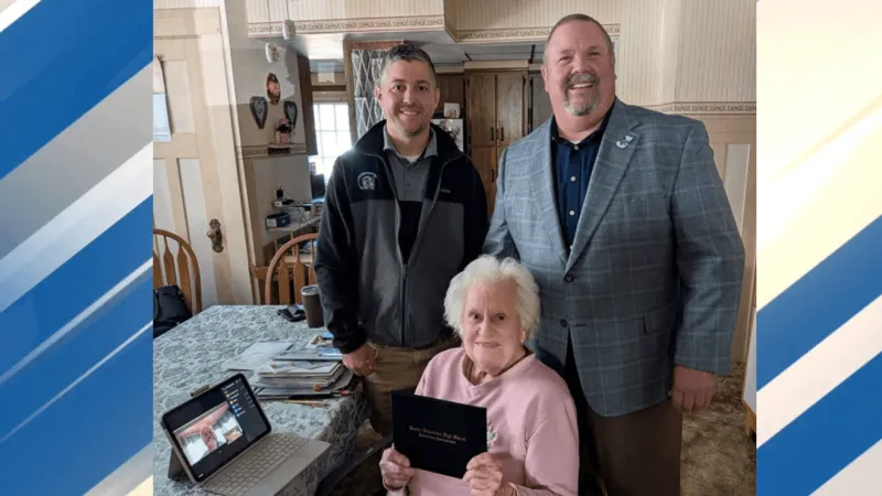 GJSD awards honorary diploma to 96-year-old woman