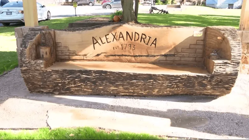 '...preserve history:' Replica of historic John Hart Log installed in Alexandria