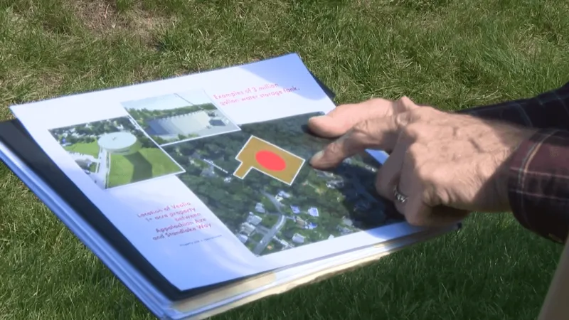 Neighbors rally against 3 million-gallon water tank proposed off their backyards