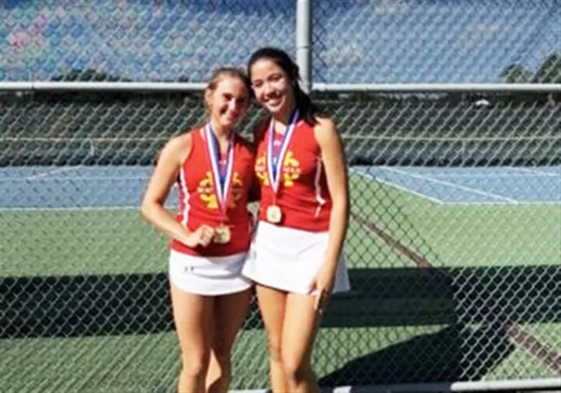 North Catholic's Evelyn Marche, Macaria Stall win school's first WPIAL tennis doubles title