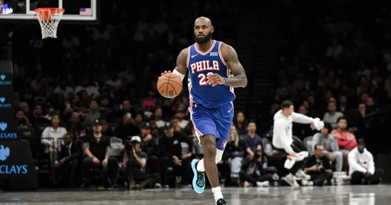 LeBron James cements himself as the Sixers' quarterback in preseason debut