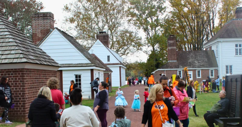 Trick-or-treat at William Penn's Bucks County estate on Oct. 25