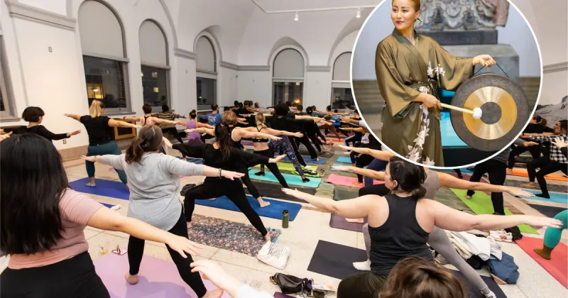 Do yoga, meditation and sound baths after hours at the Penn Museum