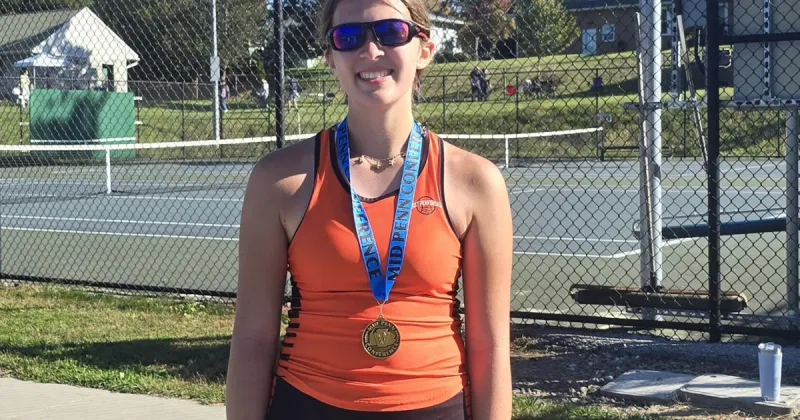 East Penn's Fogleman finds confidence, strikes Mid-Penn tennis singles gold