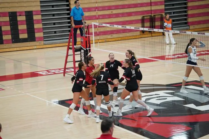 Women's Volleyball Opens Road Stretch with Five-Set Win at Bloomsburg