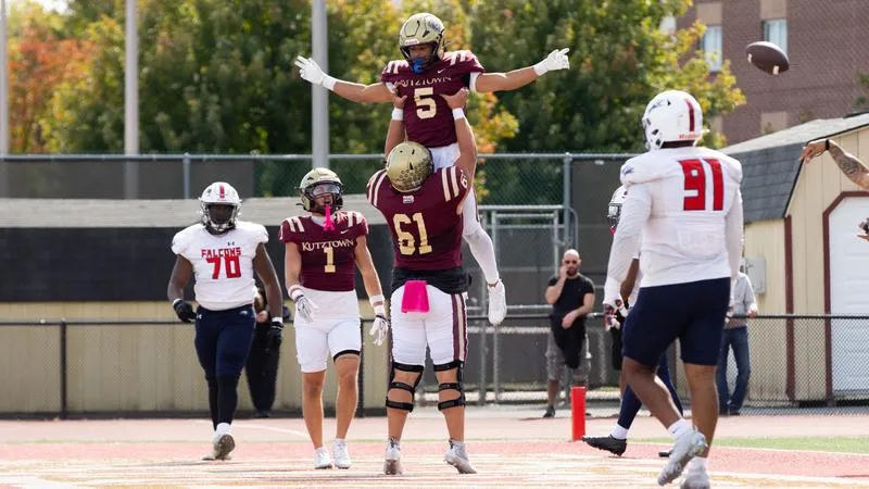 No. 3 Golden Bears run for seven TDs in 56-0 shutout of Lackawanna