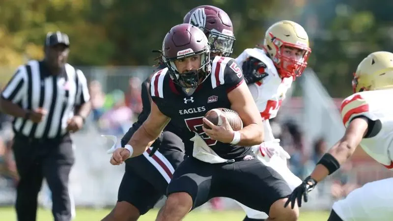 Football Rushes to Homecoming Win