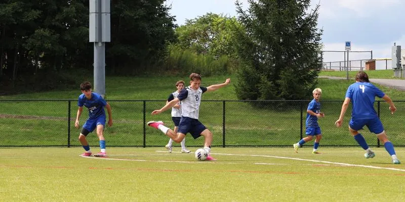 Mountie Men's Soccer Rallies Past Hilbert for 3-2 Conference Victory