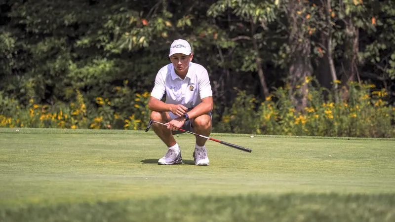 Men's Golf Downs Wilkes at Irem