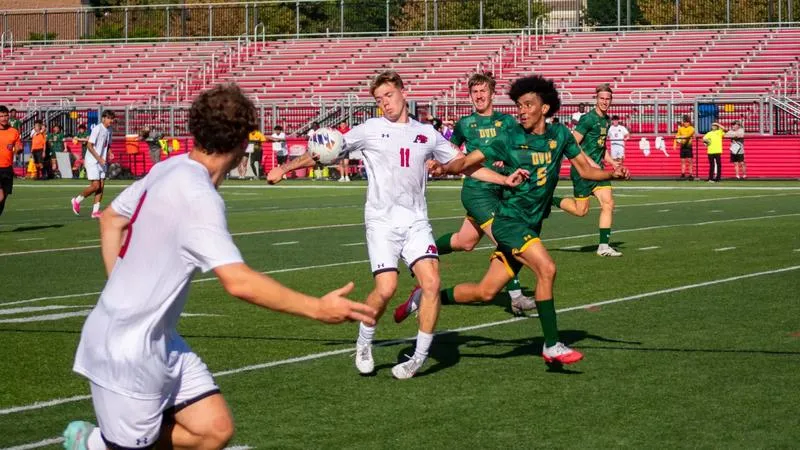 Men's Soccer Falls in Conference Match against Hood