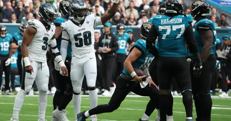 Eagles-Jaguars Week 5 report card: Fourth quarter meltdowns continue in London