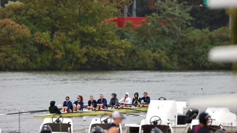 A Rainy Opening For Women's Rowing At Navy Day Regatta