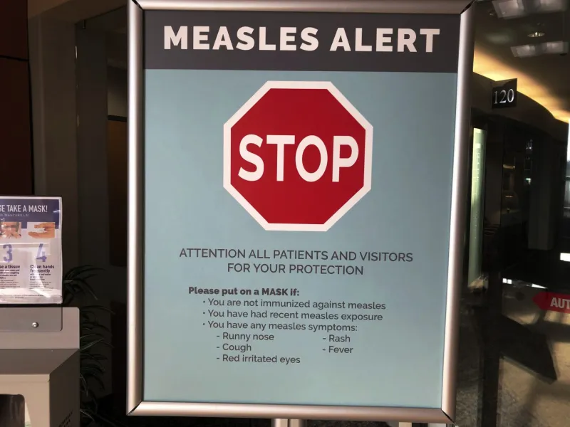 Pa's 6th measles-associated death reported in Franklin County