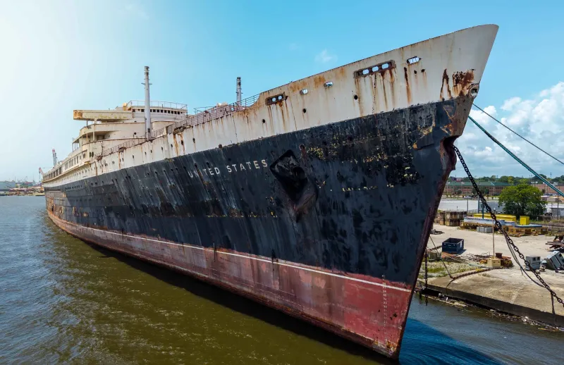 SS United States gets date for its final voyage to the bottom of Florida's coast