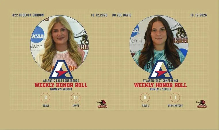 Gordon and Davis Don AEC Women's Soccer Weekly Honor Roll
