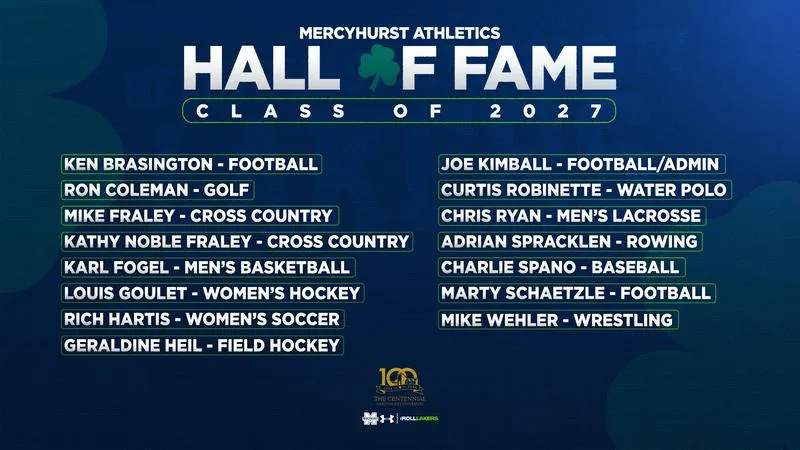 Mercyhurst Announces the 2027 Hall of Fame Class