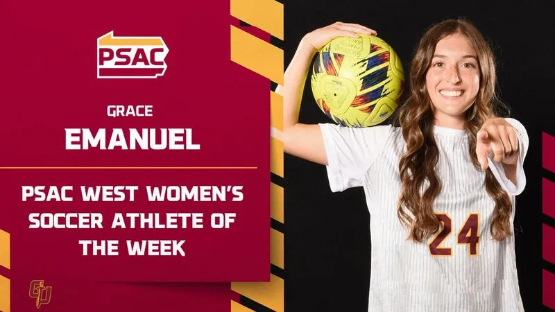 Emanuel Named PSAC West Women's Soccer Athlete of the Week
