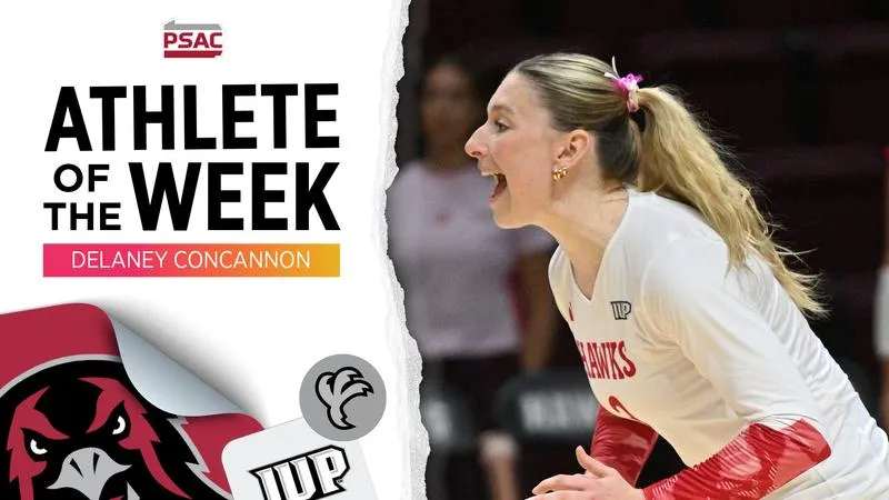 Concannon earns PSAC West Defensive Athlete of the Week honors