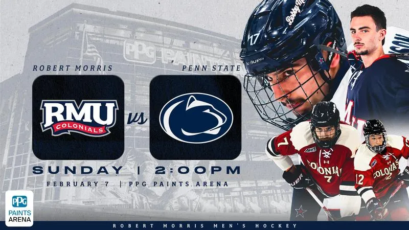 RMU Men's Hockey to Host Penn State at PPG Paints Arena