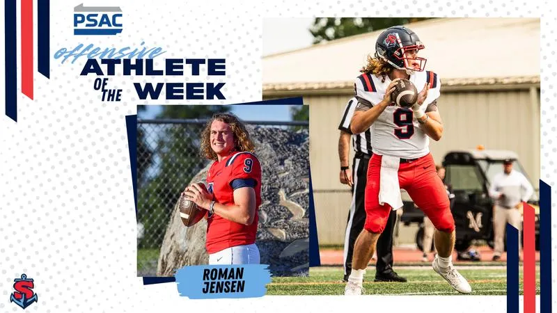 Roman Jensen named PSAC Eastern Division Football Offensive Athlete of the Week