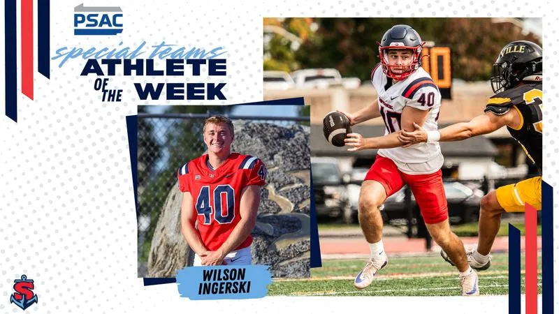 Wilson Ingerski named PSAC Eastern Division Football Special Teams Athlete of the Week