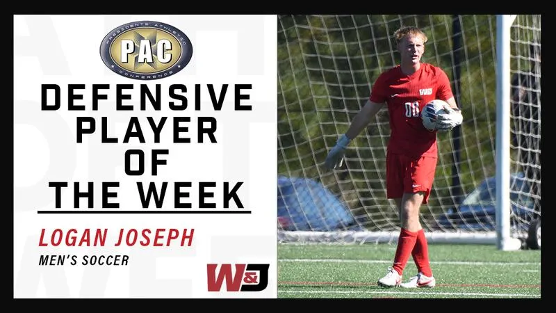Men's Soccer: Joseph Chosen as PAC Men's Soccer Defensive Player of the Week