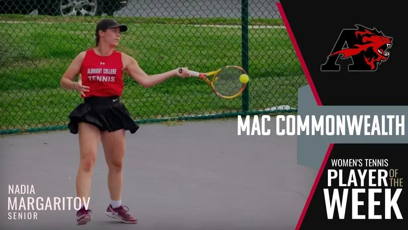 Margaritov tabbed as MAC Women's Tennis Player of the Week