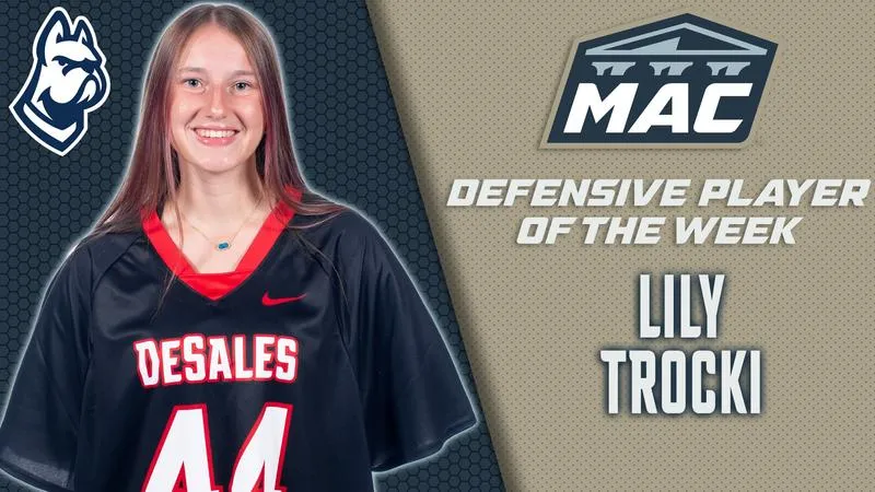 Trocki Named MAC Freedom Field Hockey Defensive Player of the Week