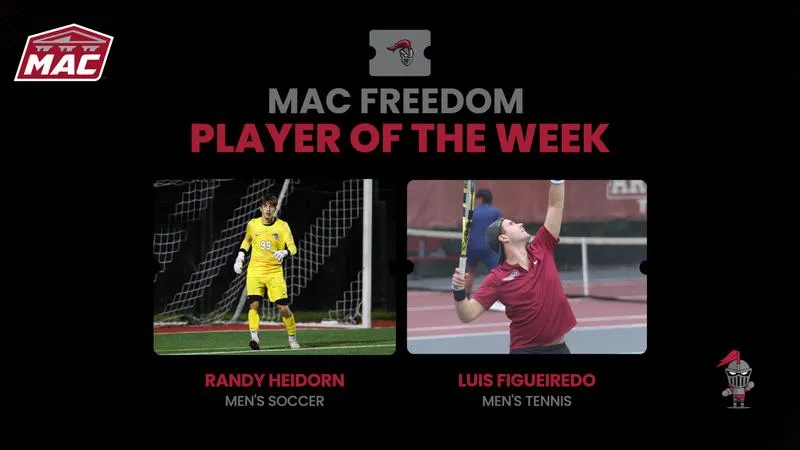 Men's Soccer and Men's Tennis Earn MAC Freedom Weekly Honors