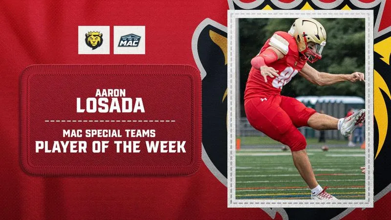 Losada Named MAC Special Teams Player of the Week