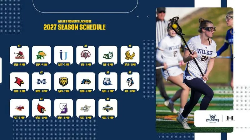 Wilkes Women's Lacrosse Releases 2027 Schedule