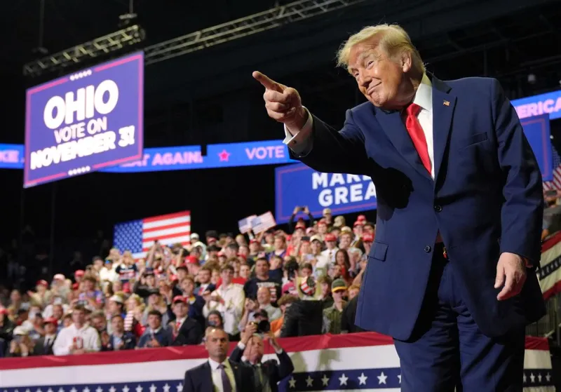 Trump attacks immigrants from Somalia and Haiti while rallying in Ohio for Republican candidates