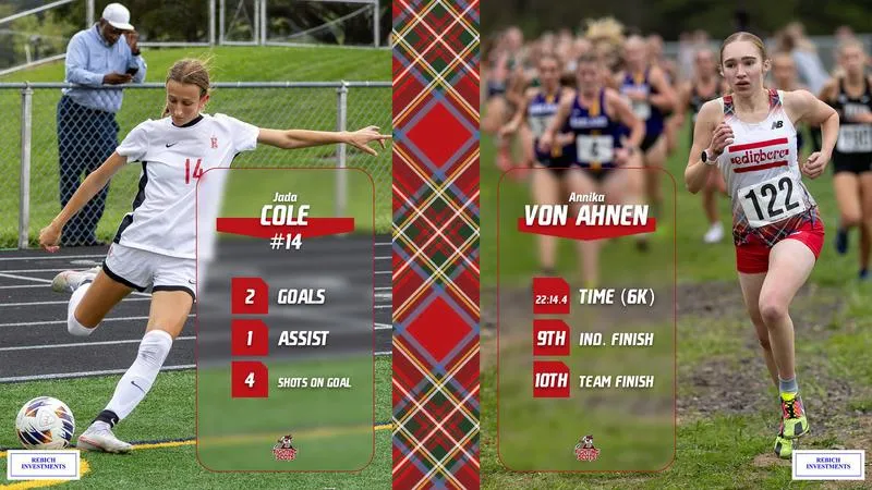 Cole and von Ahnen Named Rebich Investments Fighting Scots of the Week