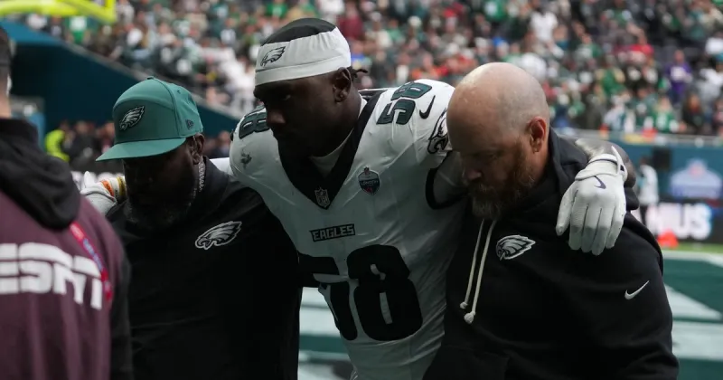 Eagles DC Vic Fangio: Only a miracle could get Jalyx Hunt on the field Sunday vs. Panthers
