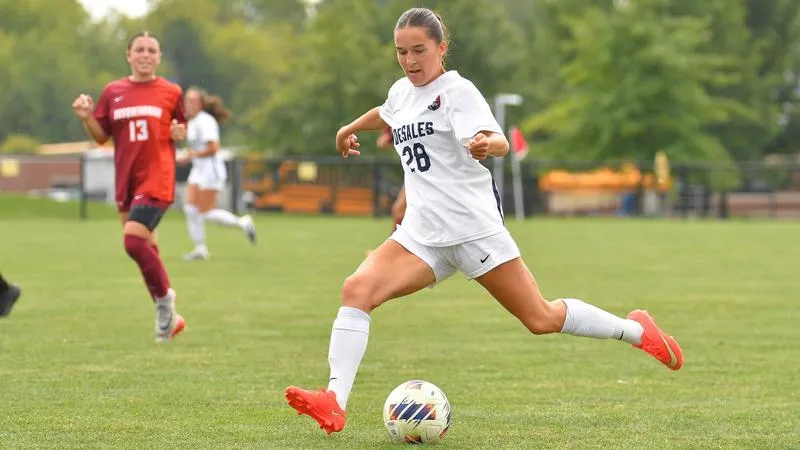 Women's Soccer Falls 2-1 to York College in Saturday Afternoon Action