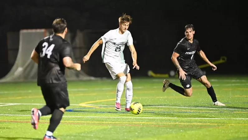 Clearwaters' Brace Not Enough as Men's Soccer Falls to FDU-Florham