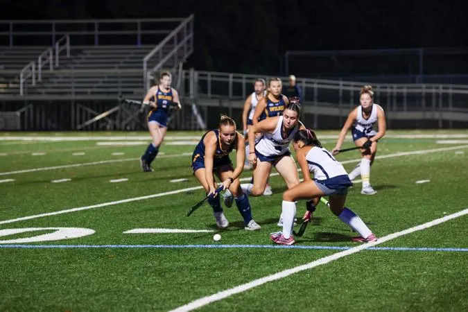 Lautenbacher Scores Two Goals, Field Hockey Blanks Drew 3--0