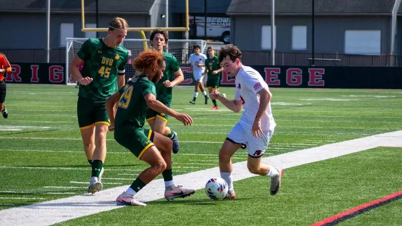 Men's soccer topped by Neumann