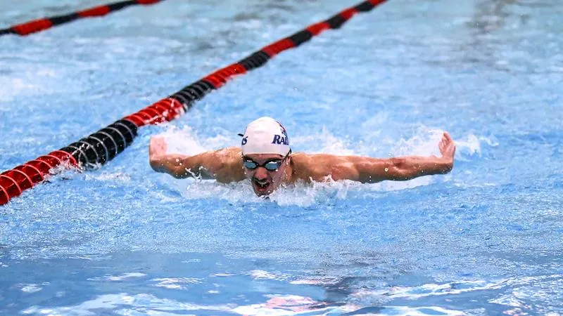 RECAP: Men's Swimming wins three events in competitive dual meet at IUP