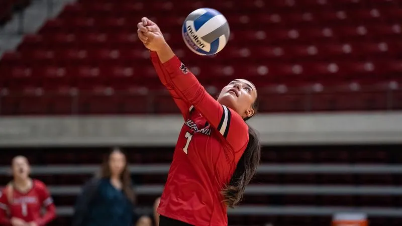 Volleyball falls in five sets at Charleston
