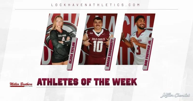 LockHavenAthletics.com Athletes of the Week (Week 6)