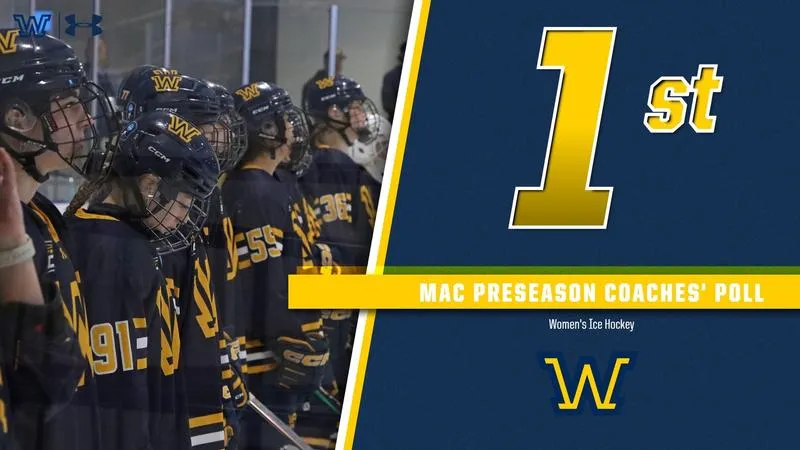 Wilkes Women's Ice Hockey Selected First in MAC Coaches' Preseason Poll