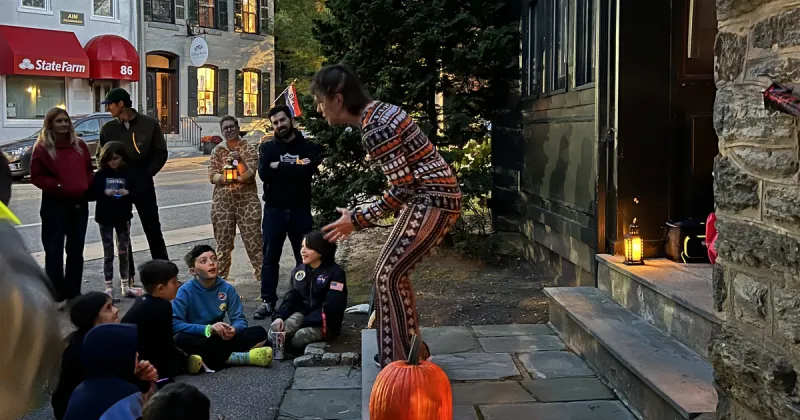 Chestnut Hill ghost walk pairs lantern-lit stroll with live Halloween storytelling