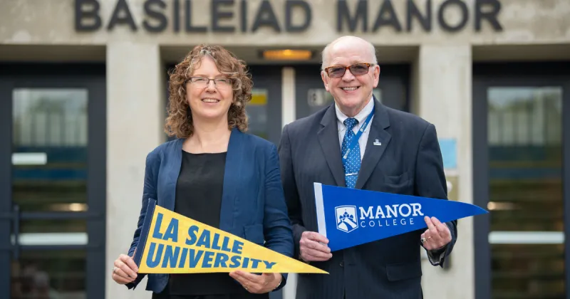 La Salle University and Manor College enter partnership to allow Blue Jays to earn an advanced degree as Explorers