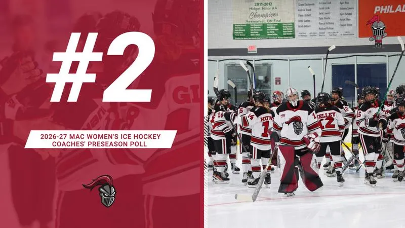 Women's Ice Hockey Picked Second in MAC Preseason Coaches' Poll