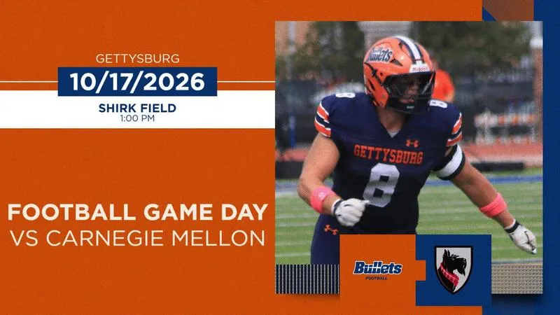Gameday: Carnegie Mellon at Gettysburg